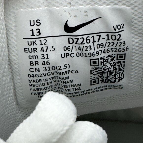 Nike Metcon 9 Men's Size 13 White Fierce Pink Deep Royal Blue Yellow DZ2617-102 - Picture 9 of 11